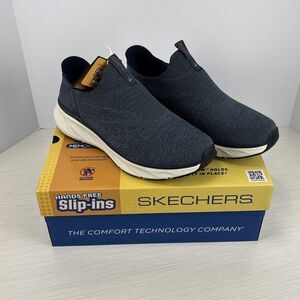 Skechers Slip-ins Relaxed Fit: Edgeride Commissioner Navy Men’s Size 10 NEW